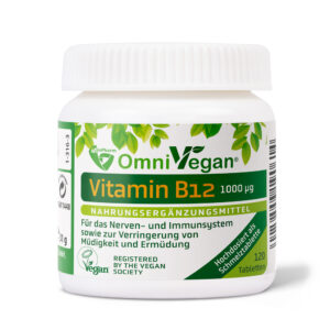OmniVegan Vitamin B12 Schmelztabletten – Verpackung
